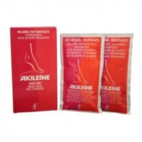 Akileïne sales de baño...